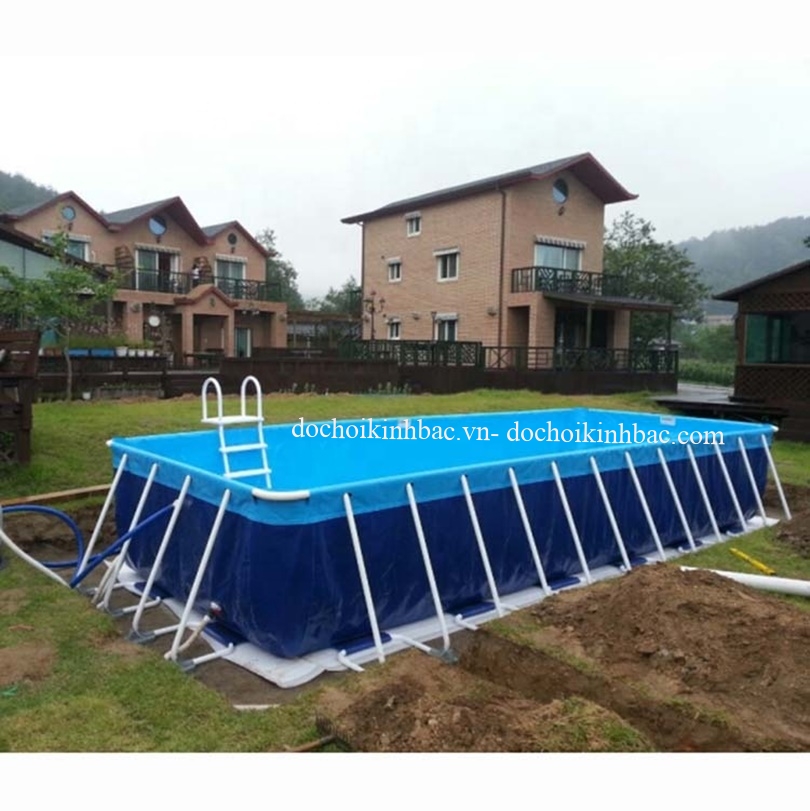 Phao hơi Kinh bắc cung cấp bể bơi di động tại Long sơn, huyện Anh sơn, Nghệ an