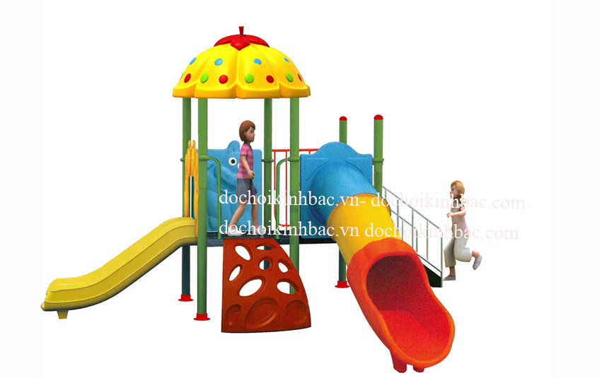 Đồ chơi Kinh bắc cung cấp liên hoàn cầu trượt đa năng mầm non tại Châu lộc, Hậu lộc, Thanh hóa