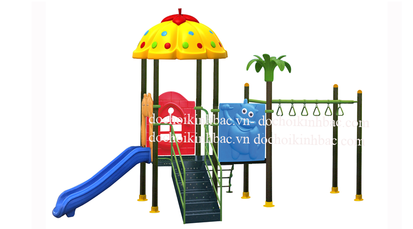 Đồ chơi Kinh bắc cung cấp liên hoàn cầu trượt đa năng mầm non tại Đồng lộc, Hậu lộc, Thanh hóa