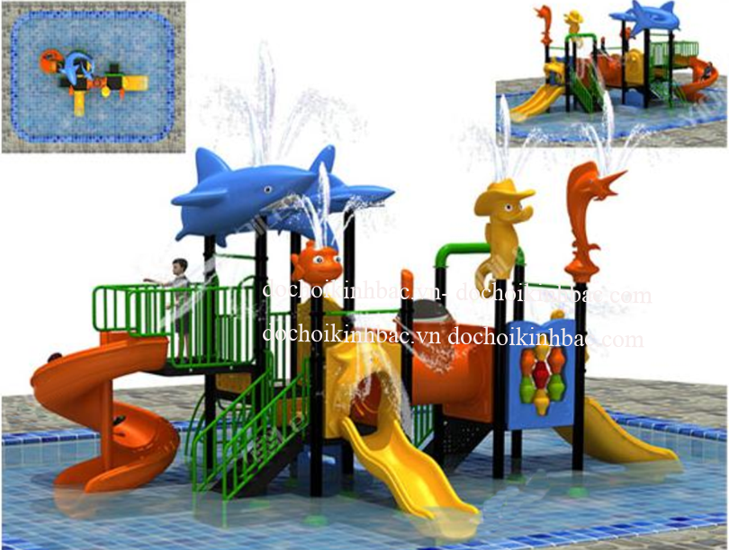 Đồ chơi Kinh Băc cung cấp khu liên hoàn cầu trượt bể bơi tại Đại Phúc, Tp Bắc Ninh , Bắc Ninh