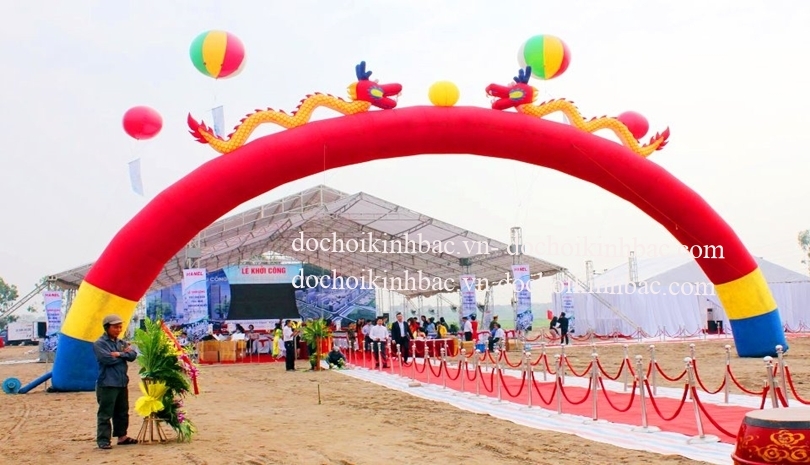 Đồ chơi Kinh bắc cung cấp Phao hơi sự kiện quảng cáo  tại Đồng Ích ,Lập Thạch,Vĩnh Phúc