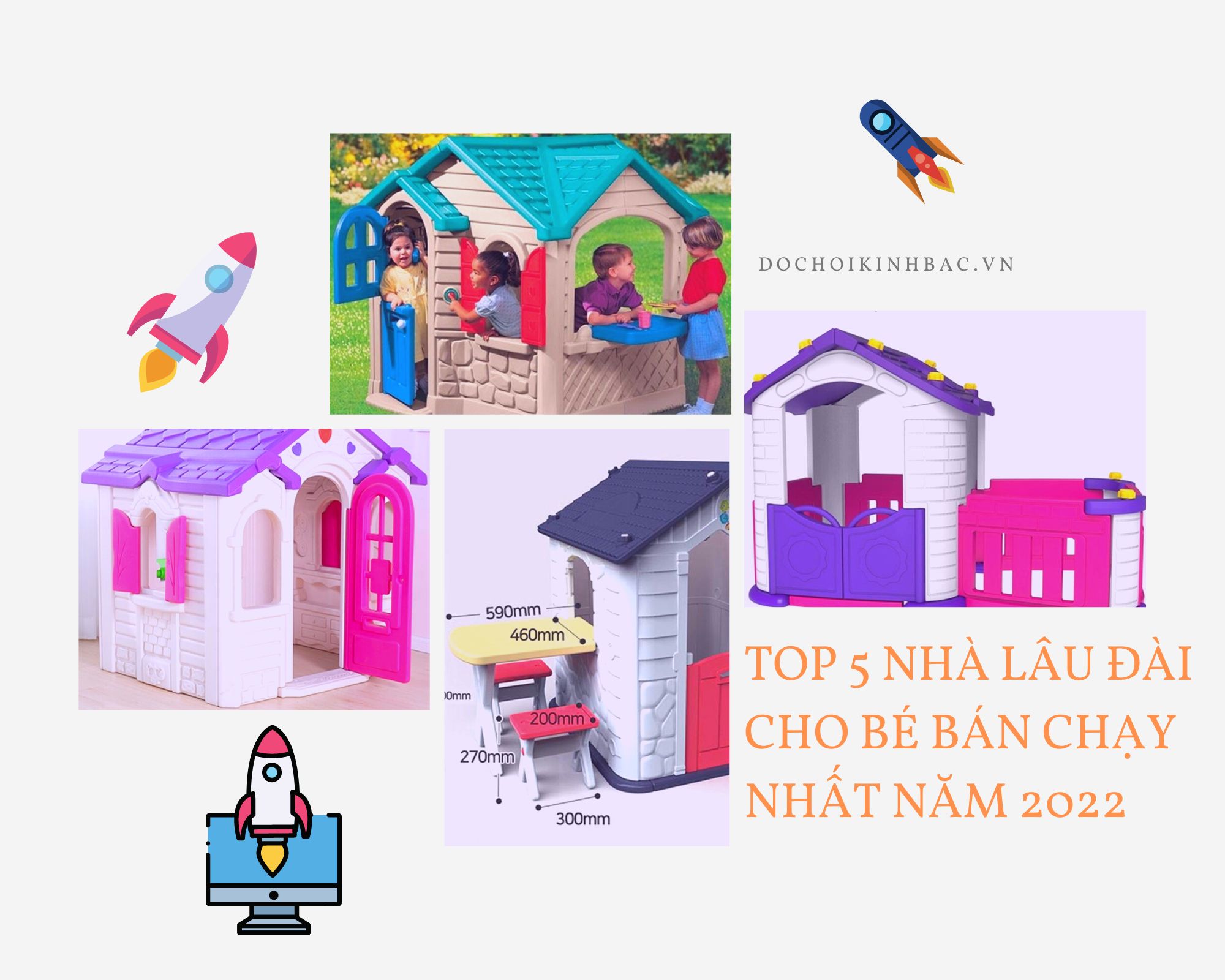 Top 5 nhà lâu đài cho bé bán chạy nhất năm 2022 tại Bình Minh-tỉnh Lào Cai