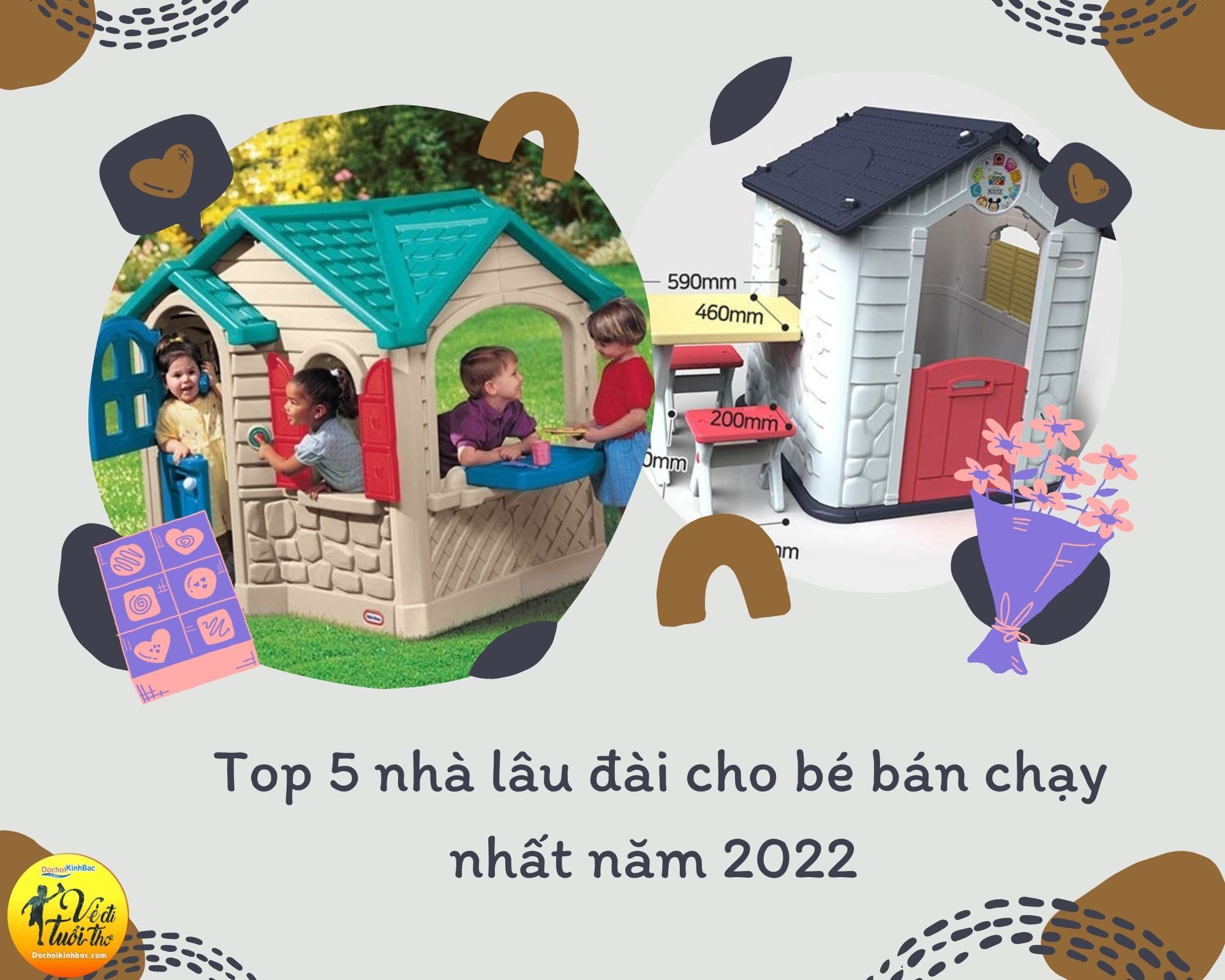 Top 5 nhà lâu đài cho bé bán chạy nhất năm 2022 tại Cốc Lếu-tỉnh Lào Cai