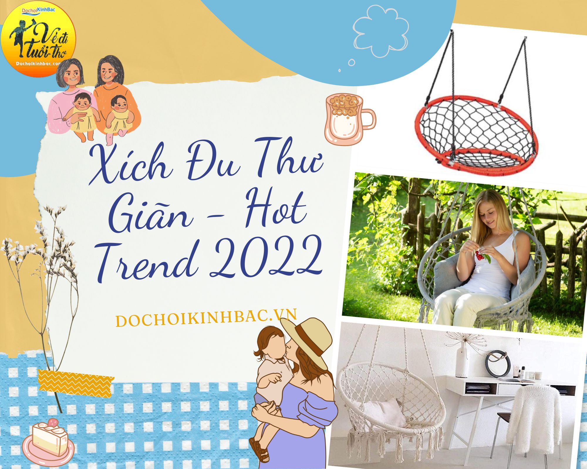 Xích đu thư giãn – lựa chọn bắt trend mới nhất 2022 tại Nậm Lúc, Bắc Hà, Lào Cai