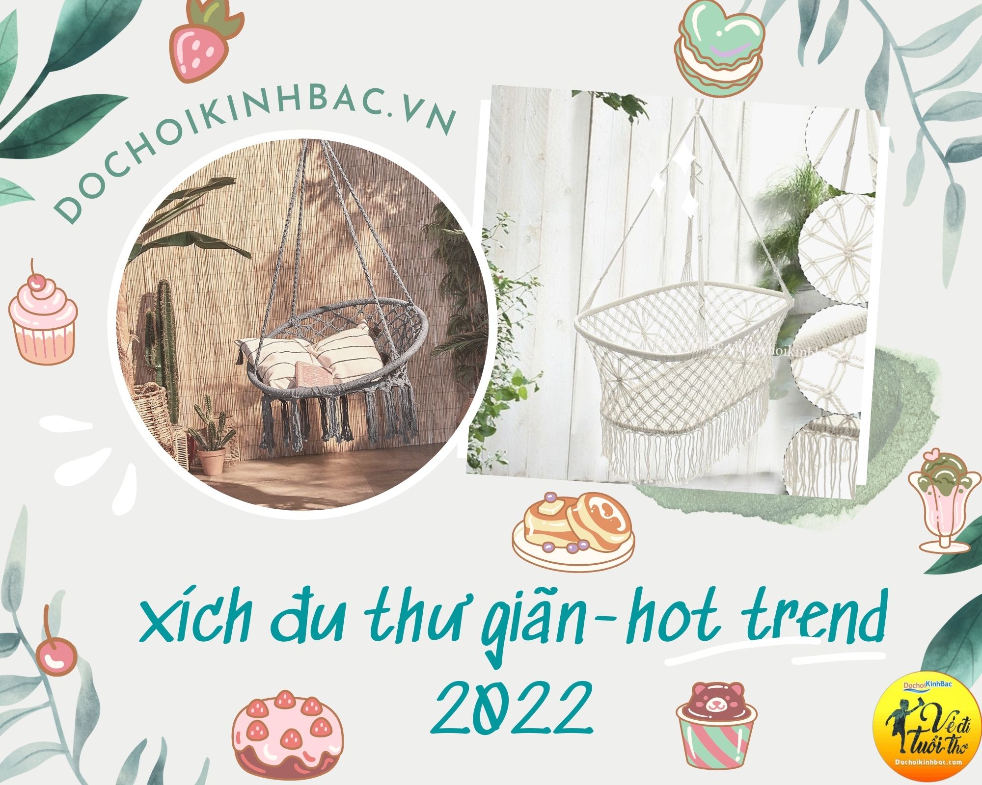 Xích đu thư giãn – lựa chọn bắt trend mới nhất 2022 tại Nậm Mòn, Bắc Hà, Lào Cai