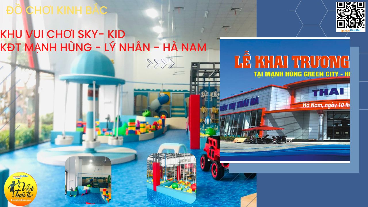 Sky kid  -  Khu vui chơi giải trí cho bé tại Thái Hà Mart Lý Nhân Hà Nam