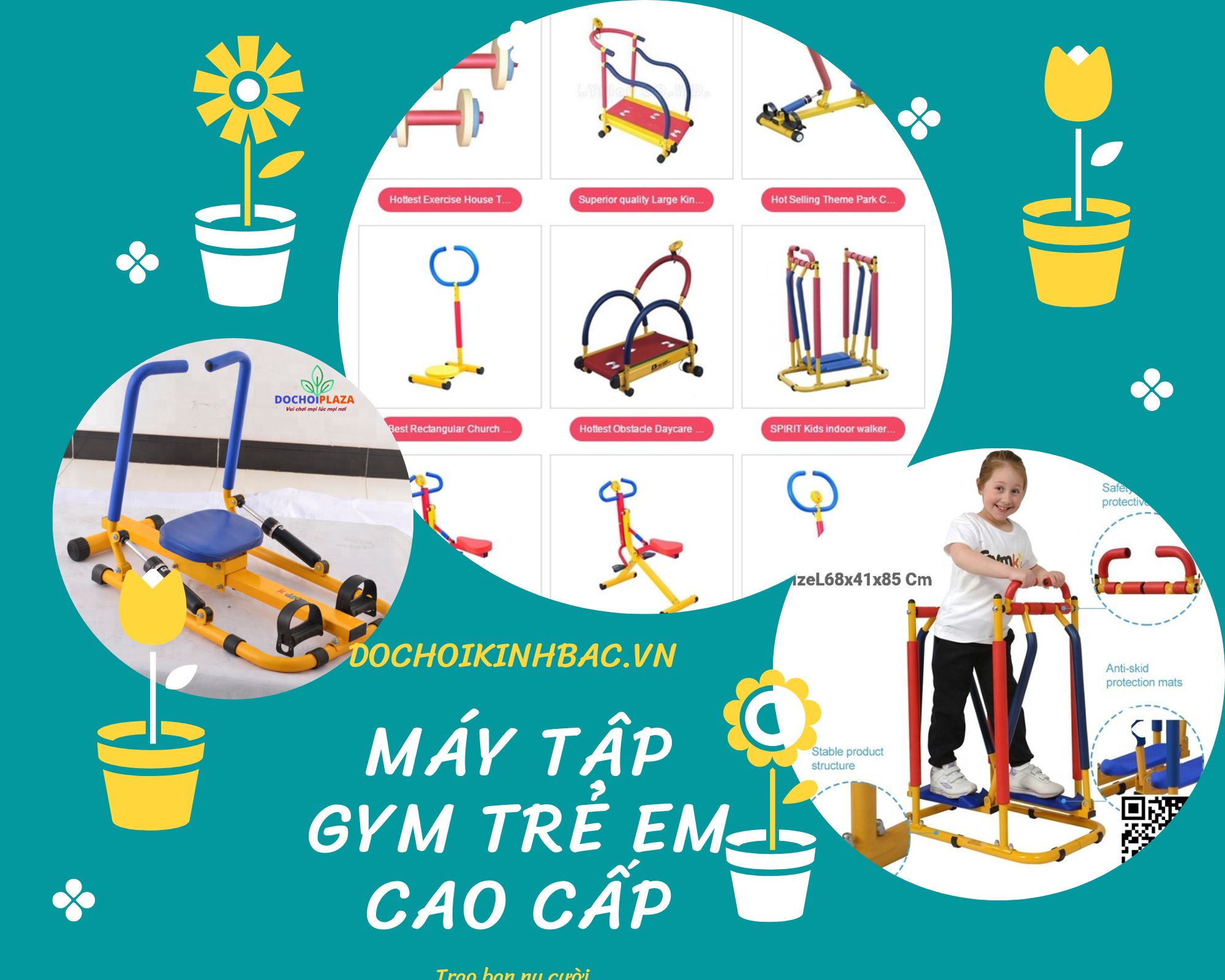 TOP 5 mẫu máy tập GYM trường mầm non ưa chuộng nhất tại xã Liêm Chung, Phủ Lý, Hà Nam