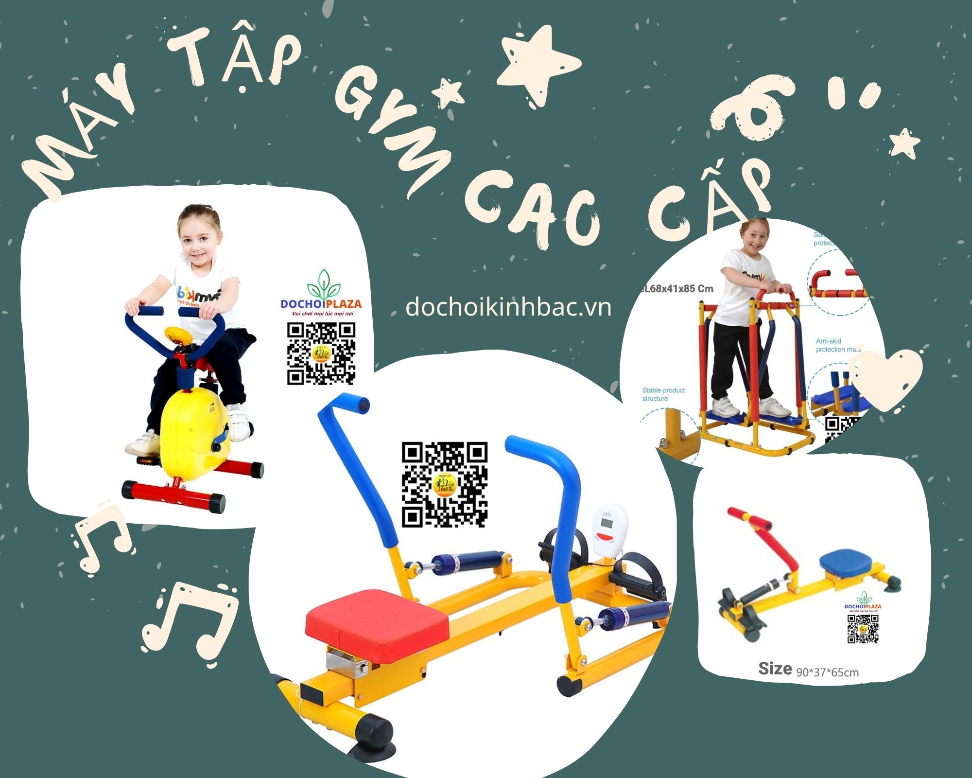 TOP 5 mẫu máy tập GYM trường mầm non ưa chuộng nhất tại phường Thanh Châu, TP Phủ Lý, Hà Nam