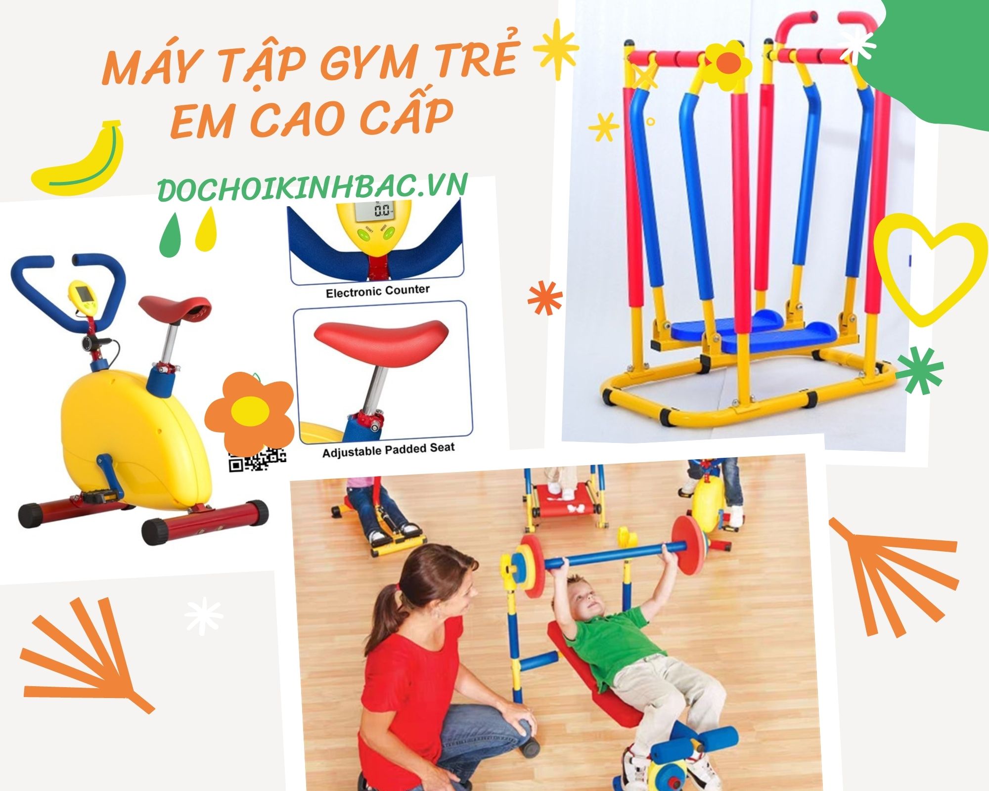 Top 5 sản phẩm thiết bị tập gym trẻ em bán chaỵ nhất tại xã Hùng Thắng, Bình Giang, Hải Dương