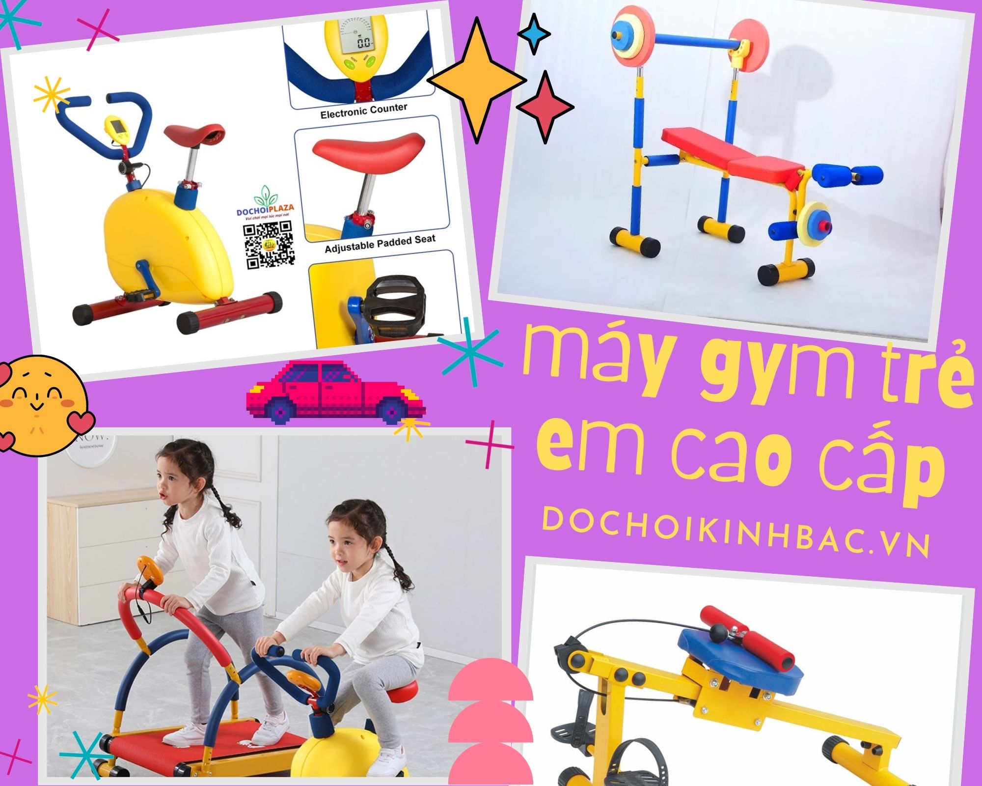 Ưu nhược điểm của máy tập gym trẻ em cao cấp tại Bắc An, Chí Linh, Hải Dương