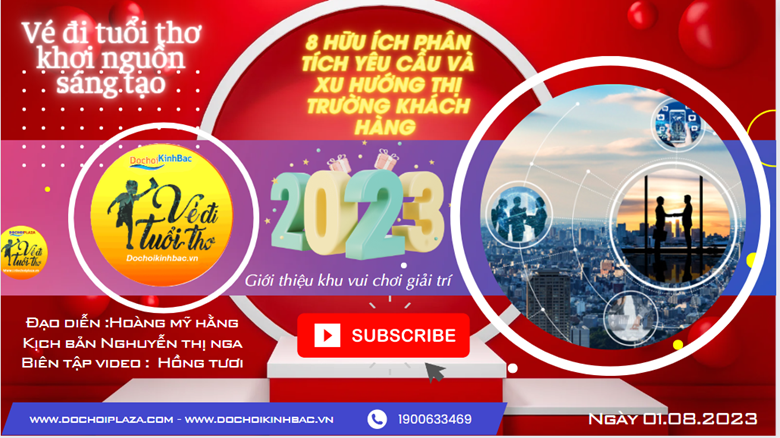 [ Khu vui chơi giải trí ] Điểm tựa cho thành công: Phân tích yêu cầu và xu hướng thị trường khách hàng định hướng chiến lược doanh nghiệp 2023