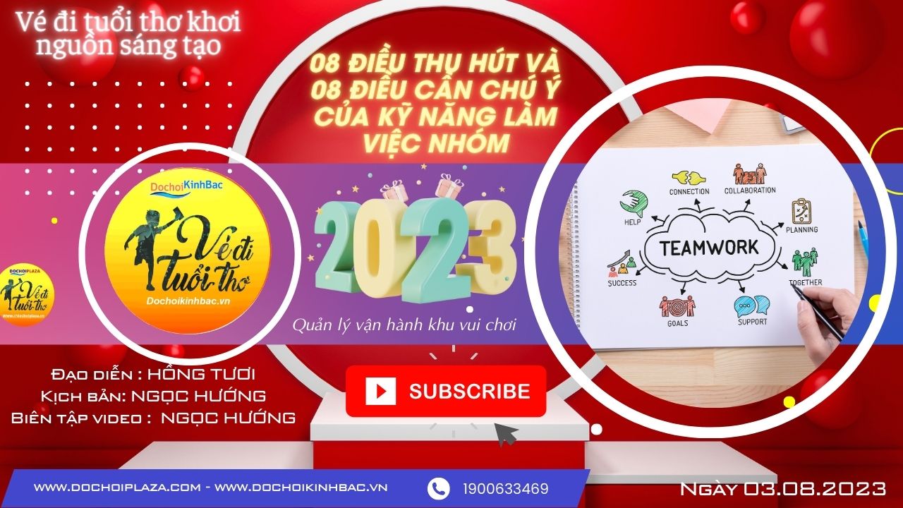 [Khu vui chơi giải trí] Kỹ năng làm việc nhóm trong khu vui chơi: Chìa khóa thành công 2023