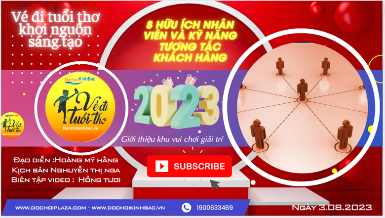 [ Khu vui chơi giải trí] Giao tiếp mở cánh cửa thành công: Nhân viên và kỹ năng tương tác khách hàng, đồng nghiệp và quản lý