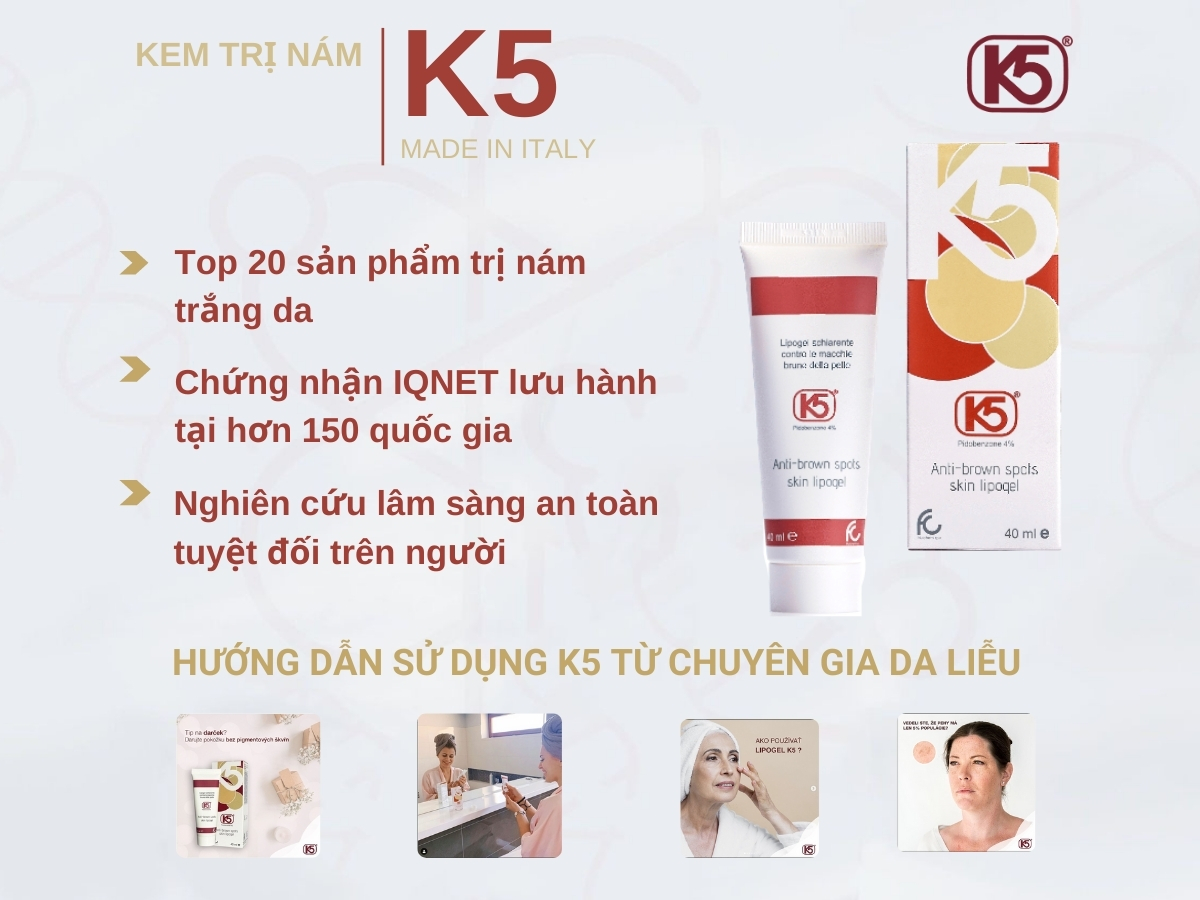 HƯỚNG DẪN SỬ DỤNG K5 TỪ CHUYÊN GIA DA LIỄU