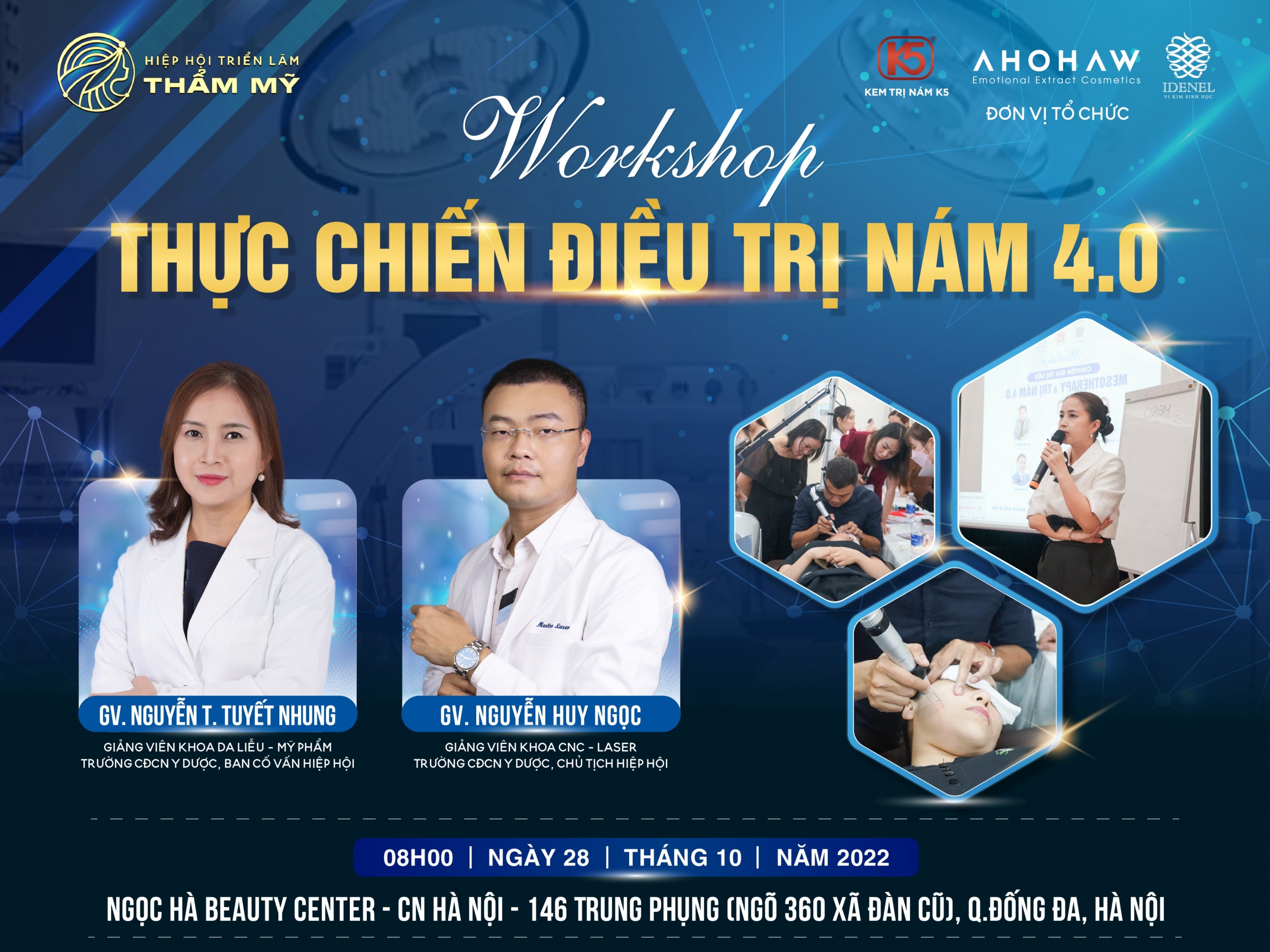 K5 & ALHYDRAN ĐỒNG HÀNH CÙNG BLUESEA VÀ AHOHAW TẠI WORKSHOP “THỰC CHIẾN ĐIỀU TRỊ NÁM 4.0”