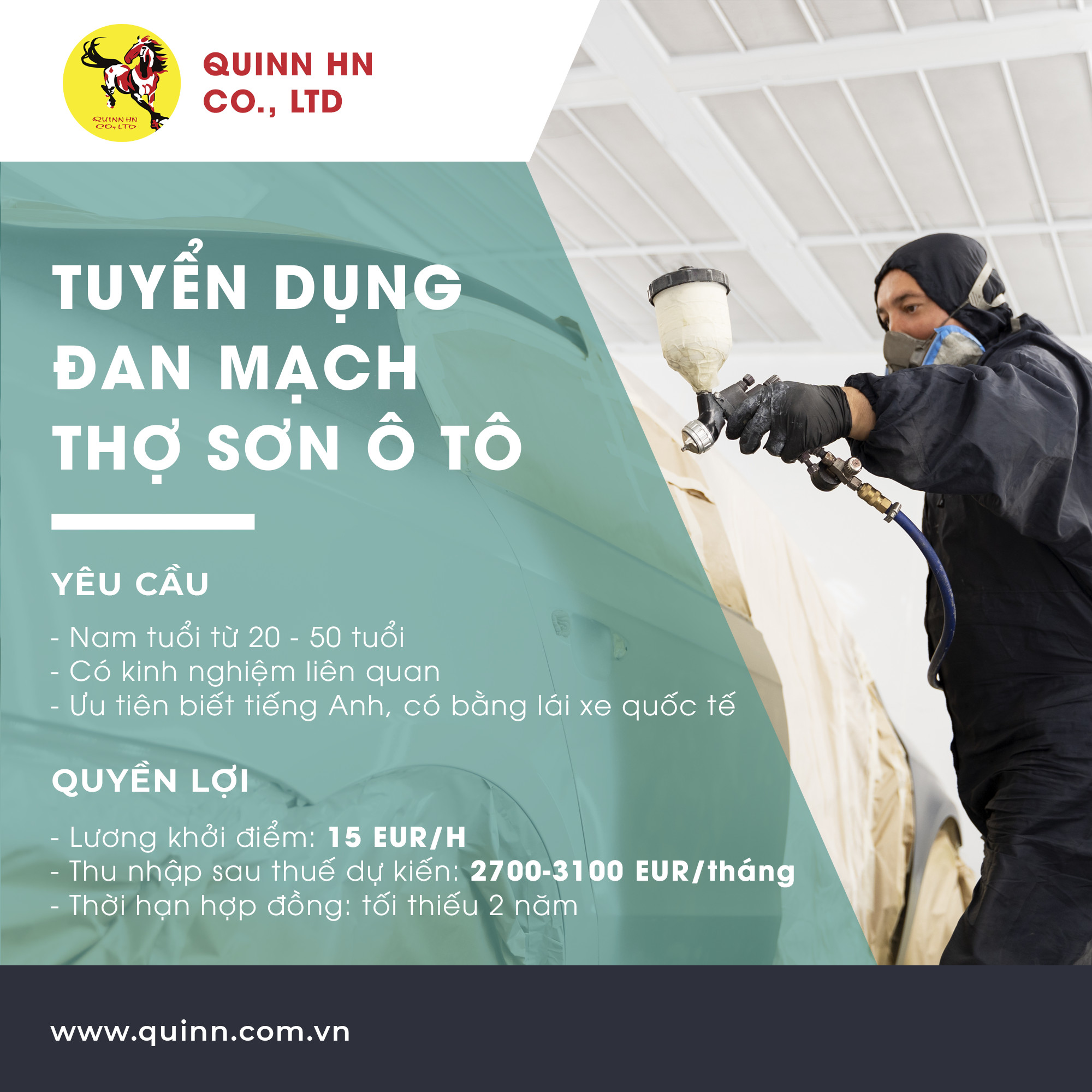 THÔNG BÁO TUYỂN LAO ĐỘNG  ĐI LÀM VIỆC TẠI ĐAN MẠCH - ĐƠN THỢ SƠN