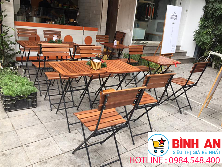 Top 4 mẫu bàn ghế cafe khung sắt đẹp nhất hiện nay