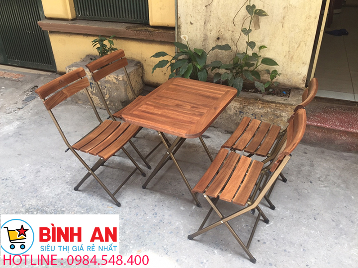 Bàn Ghế Cafe Ngoài Trời Fansipan Mini