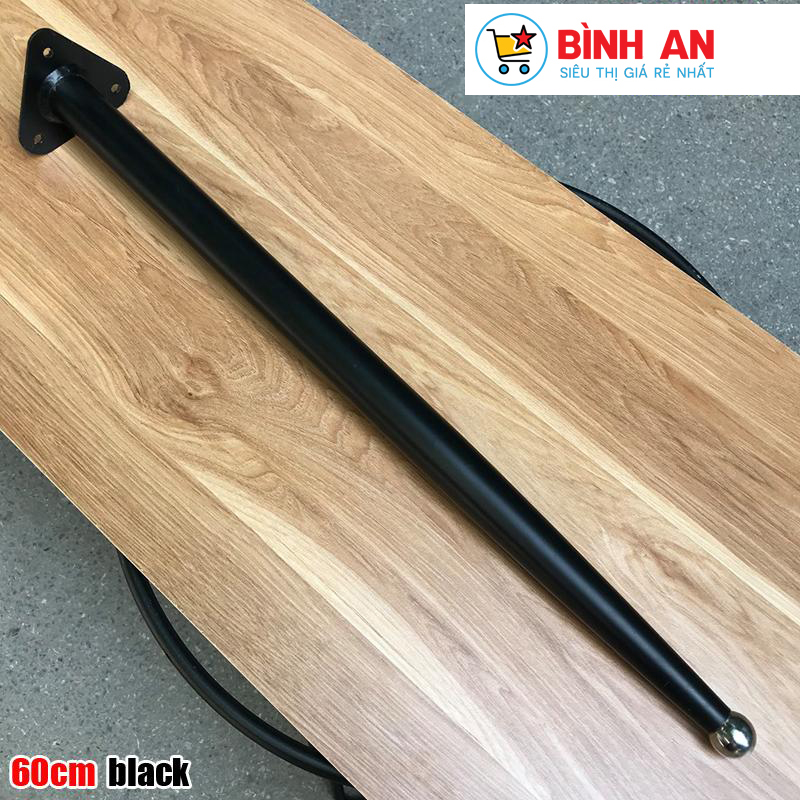 Chân Bàn Louis Màu Đen 60cm