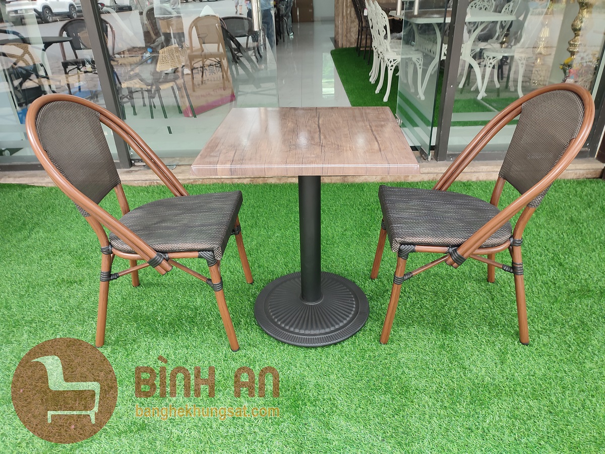 Bàn Ghế Cafe Ngoài Trời BCP-V02