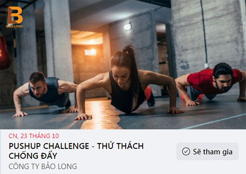 Thử thách PUSHUP CHALLENGE - Lan tỏa năng lượng, Kết nối tinh thần