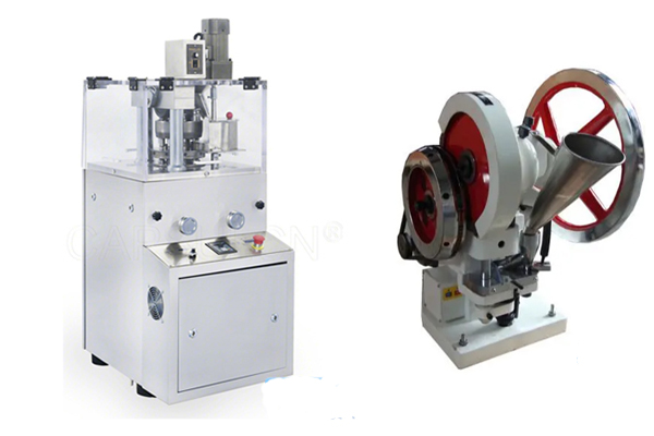 So sánh máy dập viên quay tròn và máy dập viên tâm sai