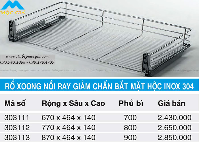 Kệ xoong nồi tủ dưới Higold 303111