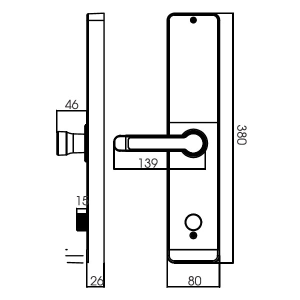 Thông số kỹ thuật Khóa Cửa Vân Tay Kassler KL-600 Copper