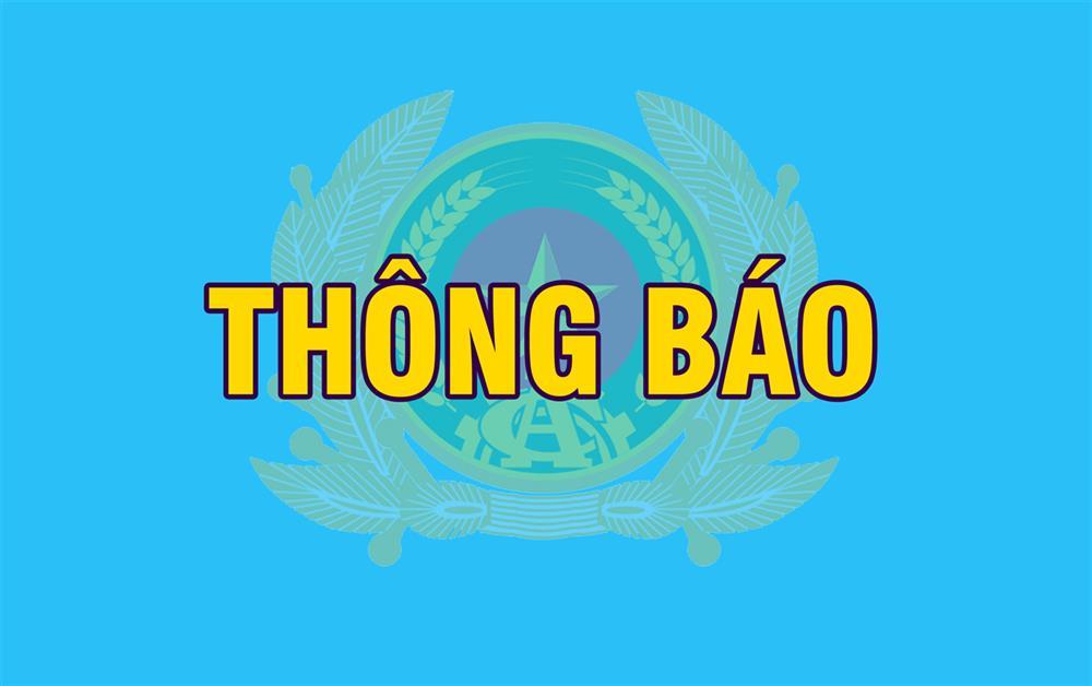 Thông báo của Cơ quan An ninh điều tra Bộ Công an