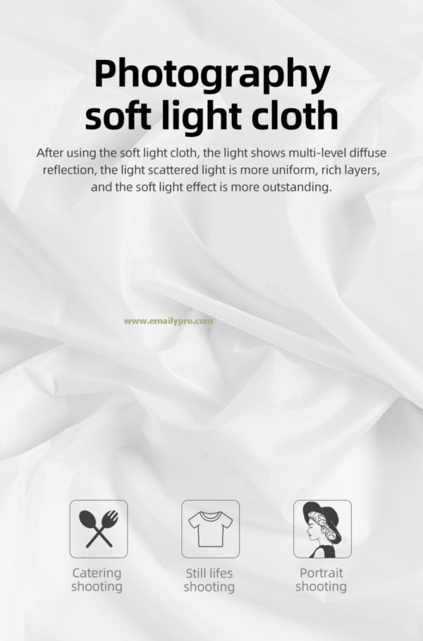 Vải tản sáng - Soft light cloth