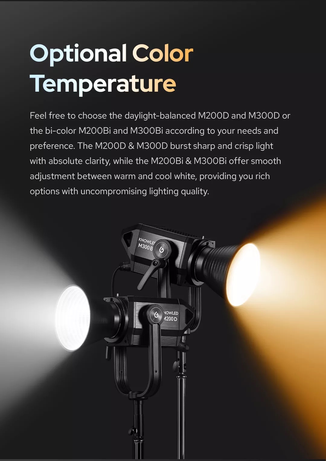 Godox Knowled M200Bi LED Light 3800K-5600K