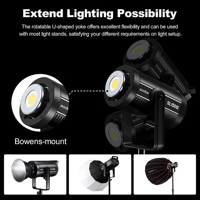 Đèn Led Godox SL150III Bi – Hàng Chính Hãng