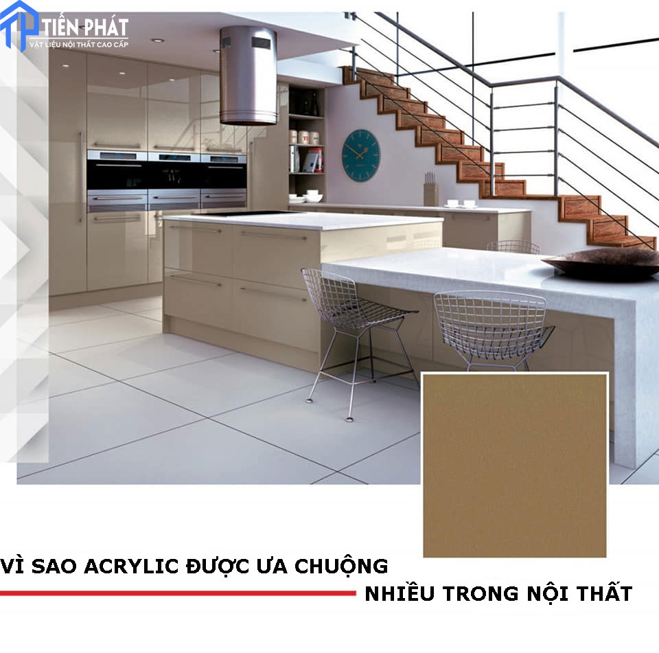 Vì sao vật liệu acrylic đang là sự lựa chọn hàng đầu trong nội thất? | acrylic no line