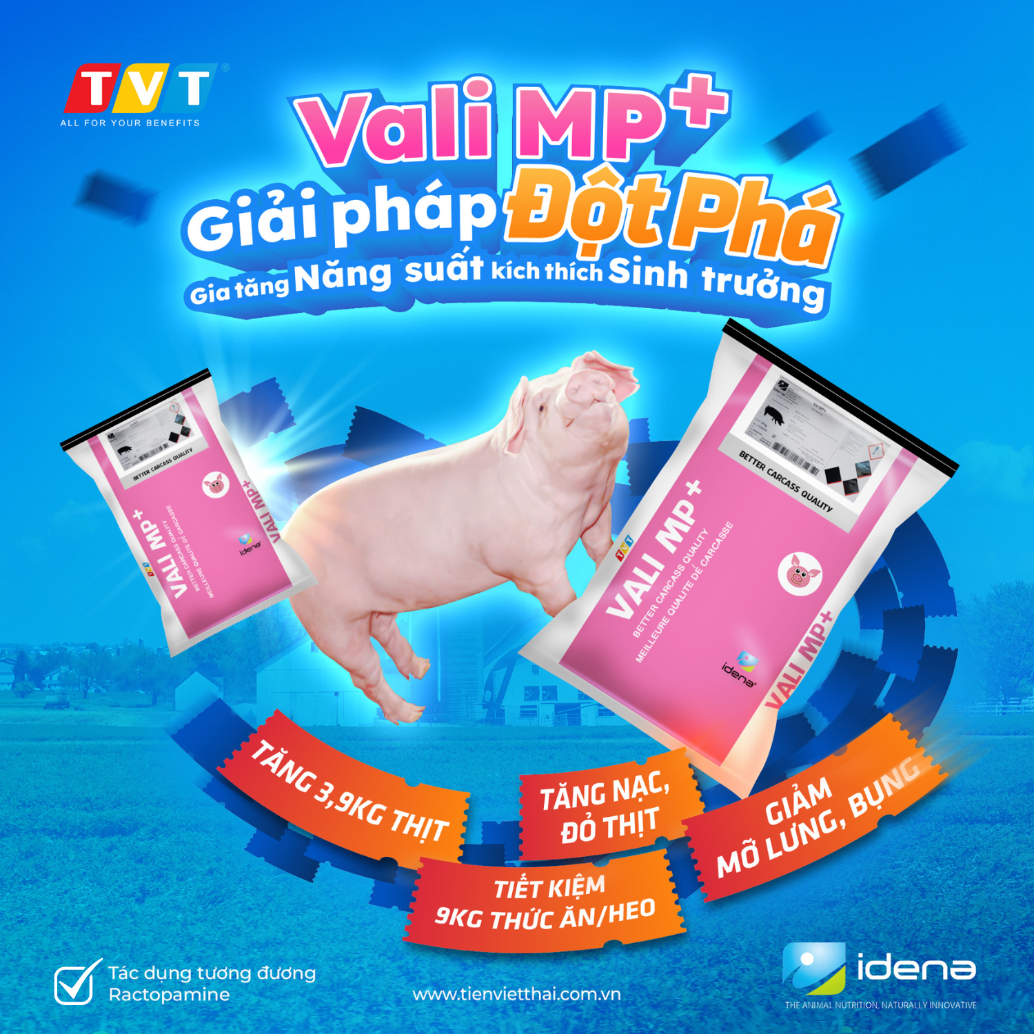 VALI MP PLUS: GIẢI PHÁP ĐỘT PHÁ, GIA TĂNG NĂNG SUẤT, KÍCH THÍCH SINH TRƯỞNG
