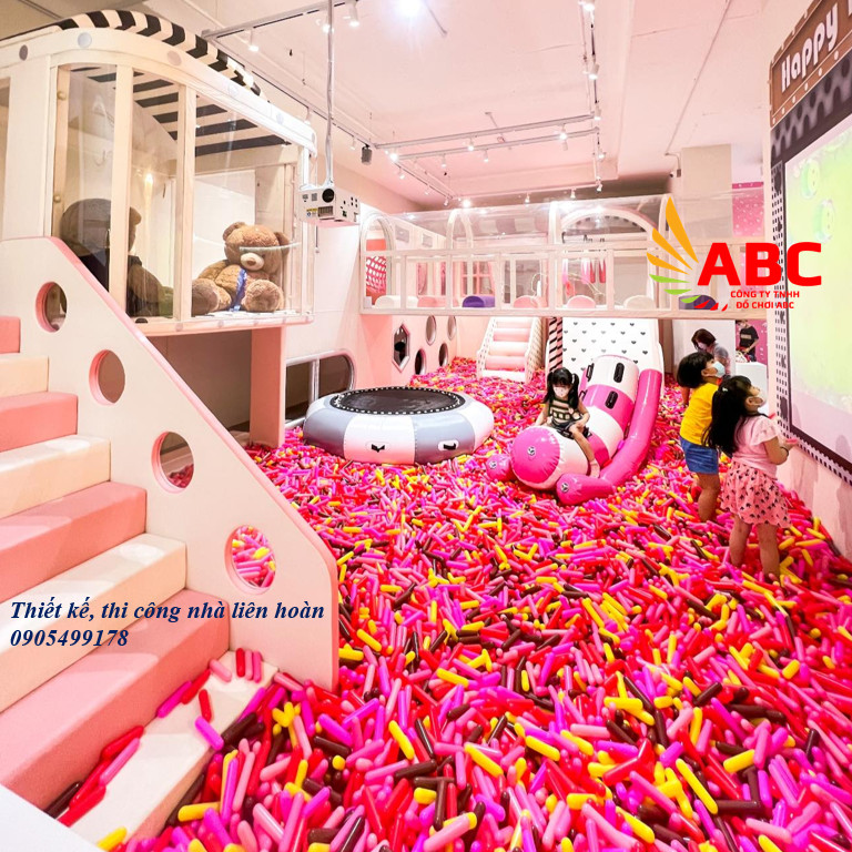 Báo giá thiết kế và thi công khu vui chơi trẻ em trong nhà