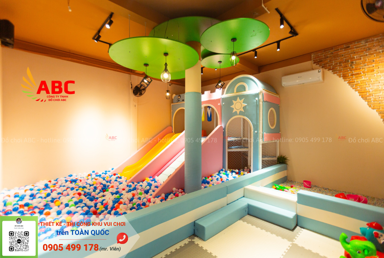 Mô Hình Khu Vui Chơi Trẻ Em Cho Quán Cafe, Nhà Hàng, Quán Trà Sữa,..
