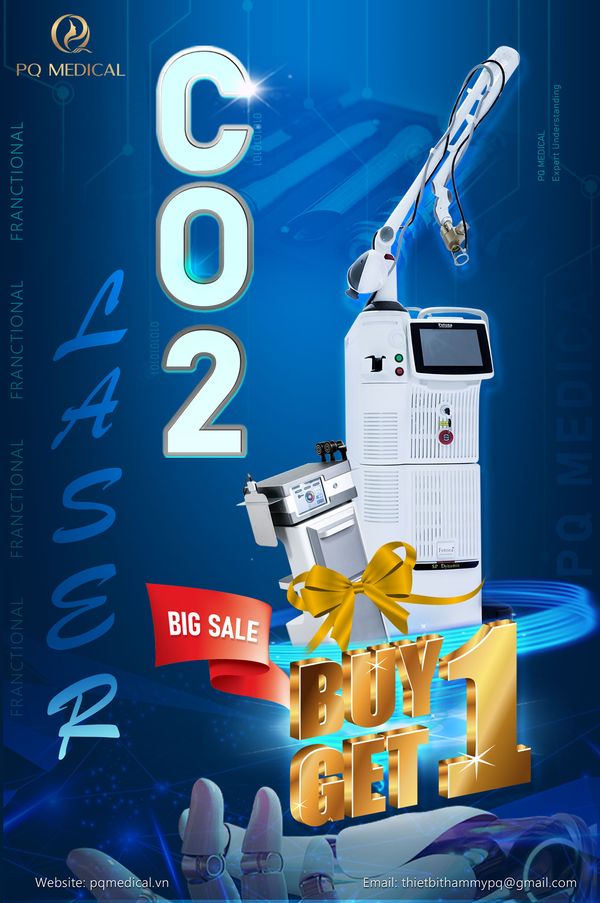 HOT DEAL - TẶNG QUÀ LỚN KHI MUA LASER CO2 FRACTIONAL