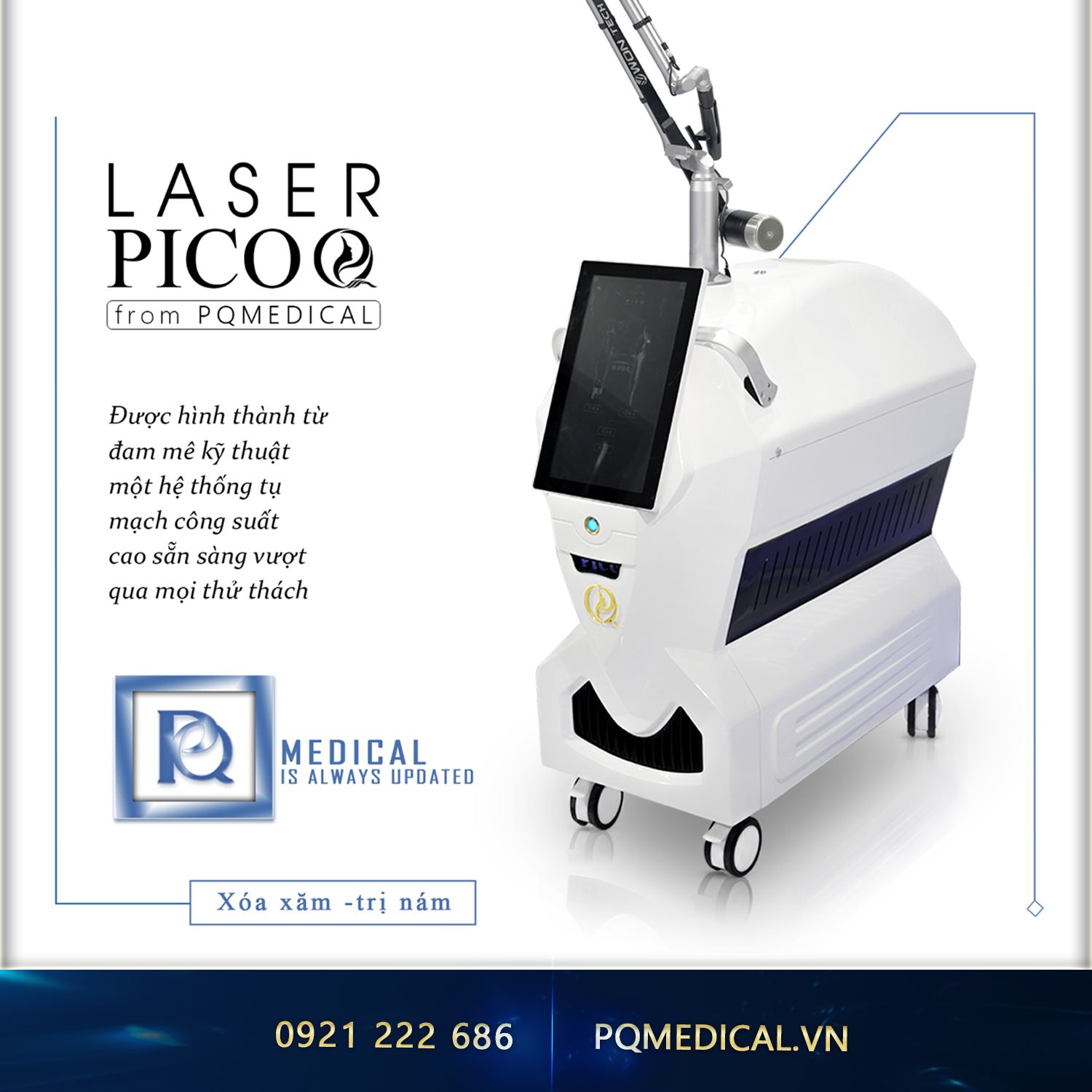 LASER PICOQ - Tiêu chuẩn vàng trong điều trị nám 2023
