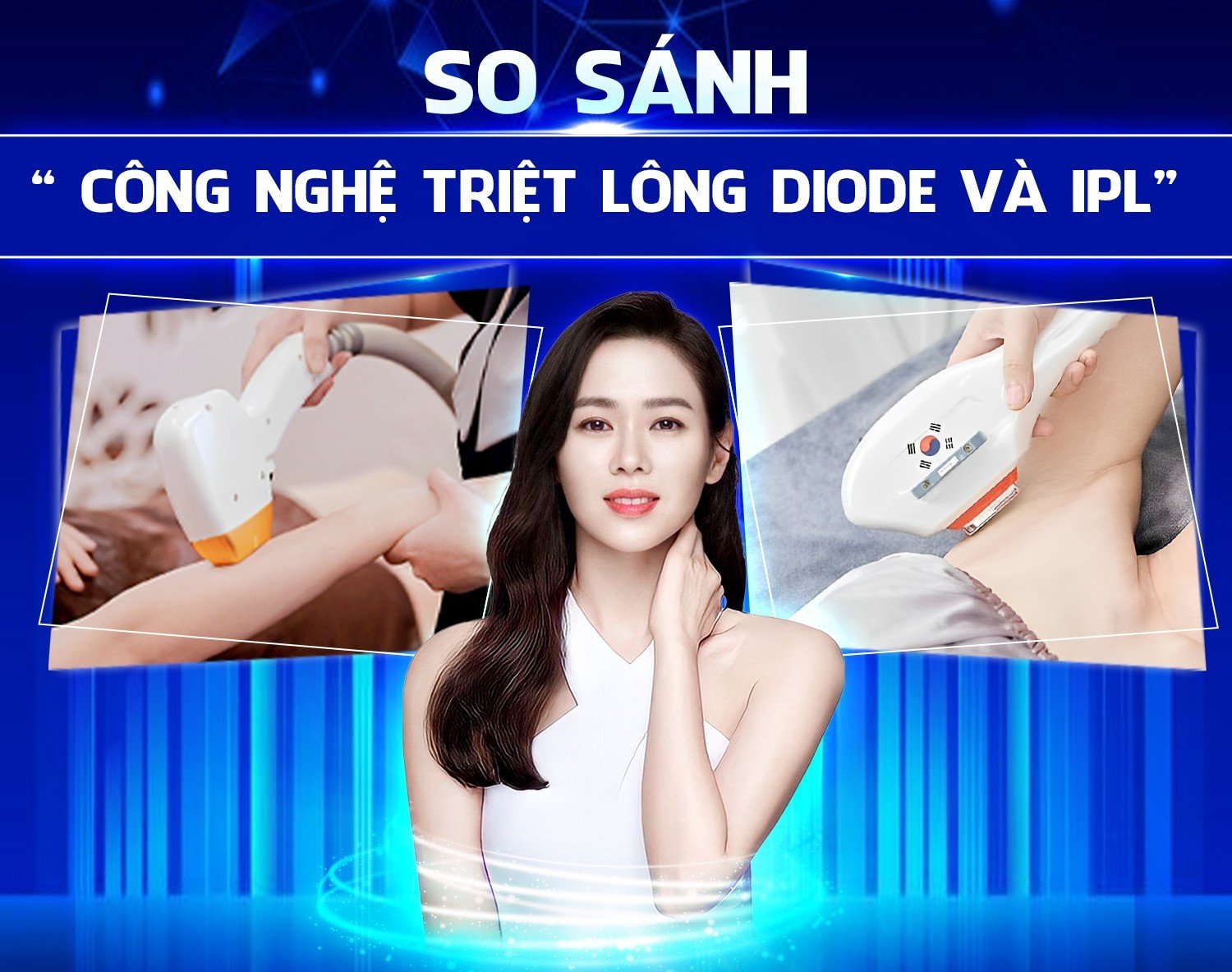 So sánh công nghệ triệt lông Diode và IPL  [ PQ Medical ]