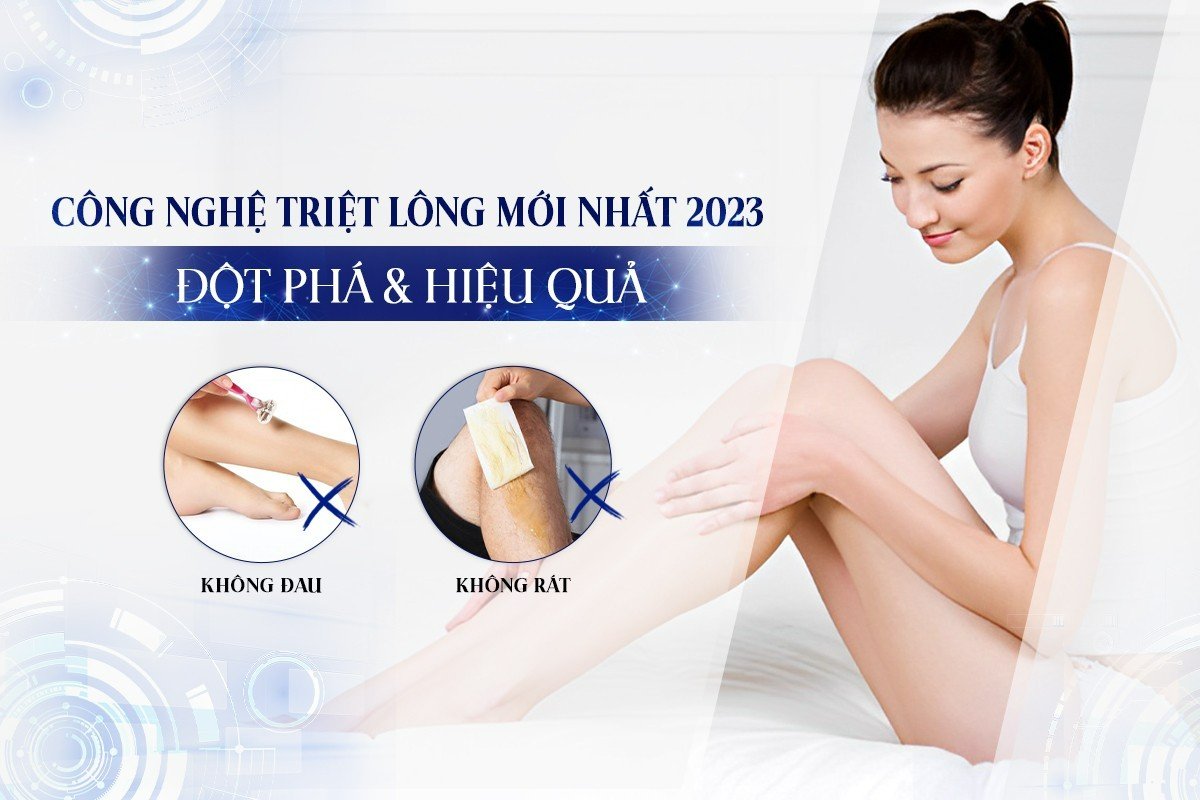 CÔNG NGHỆ TRIỆT LÔNG MỚI NHẤT 2023 - ĐỘT PHÁ VÀ HIỆU QUẢ