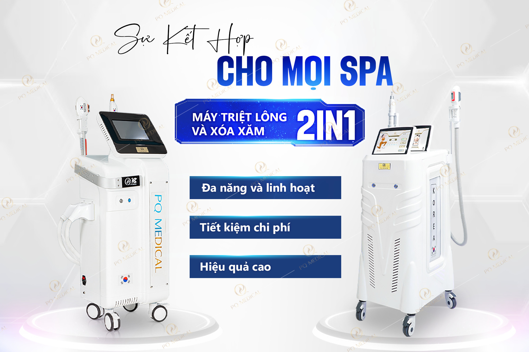 Tìm hiểu về máy triệt lông và xóa xăm 2in1: Sự kết hợp lý tưởng cho mọi Spa