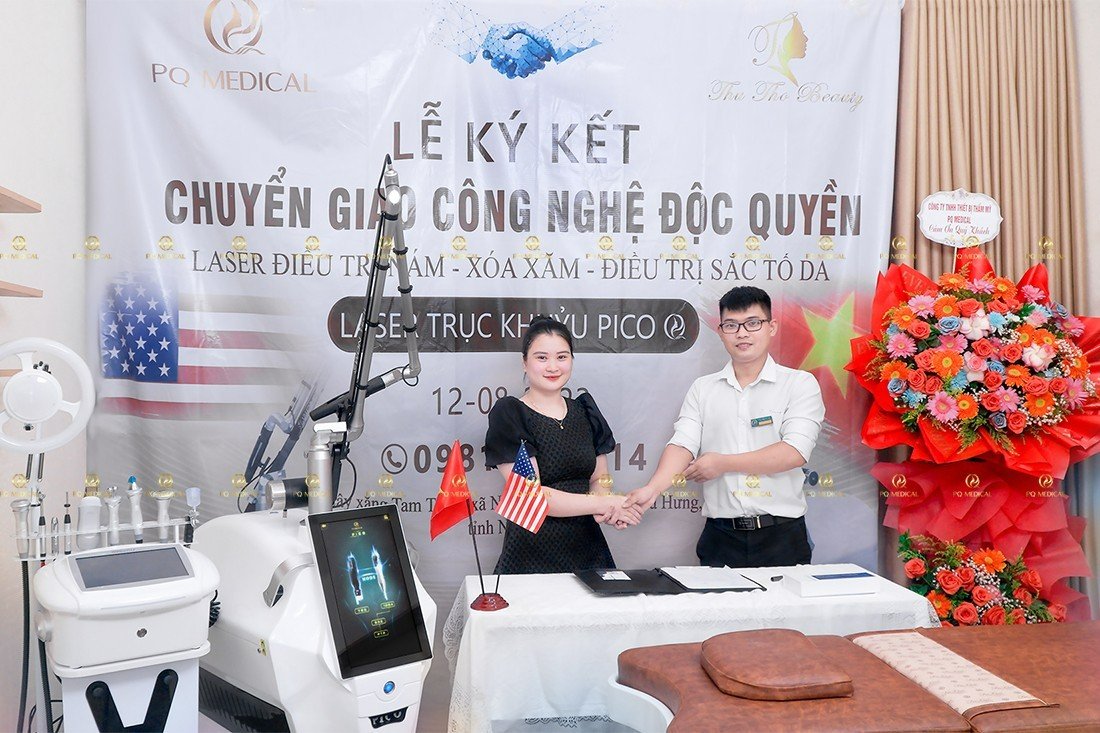 Lễ Chuyển Giao Công Nghệ Laser Trục Khuỷu - Xóa Xăm, Trị Nám Độc Quyền PQ Medical - PICO Q