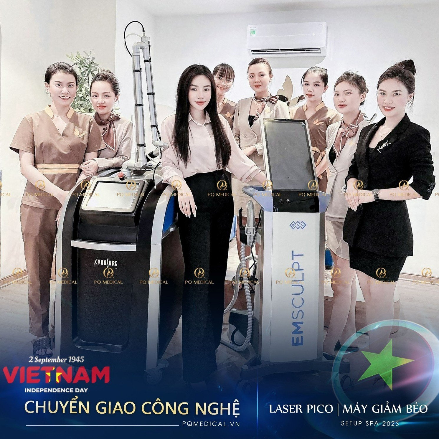 Chuyển Giao Công Nghệ  Thẩm Mỹ Ngày Lễ 2/9/2023  - PQ Medical
