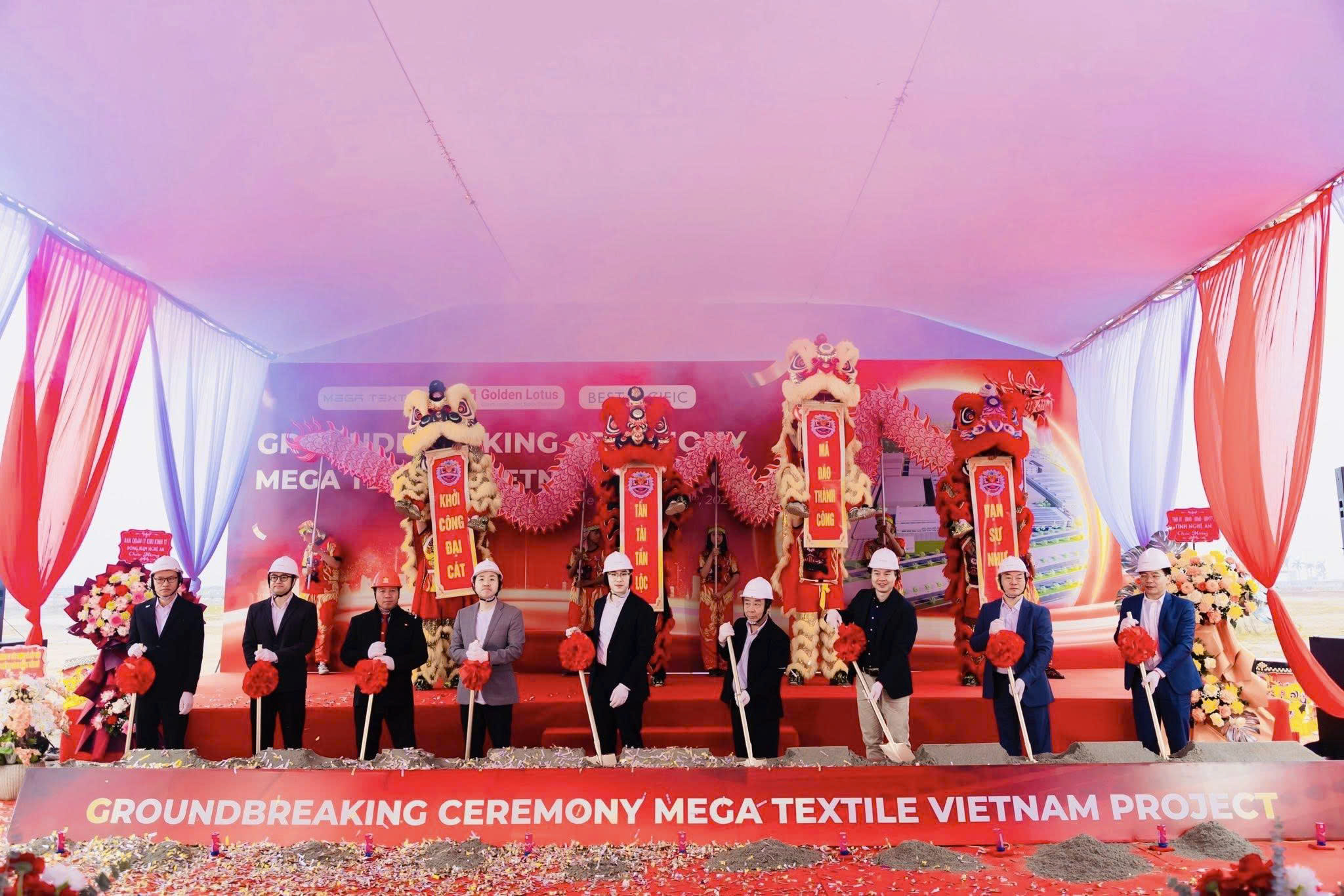 Lễ Động Thổ: Groundbreaking Ceremony Mega Textile Vietnam Project