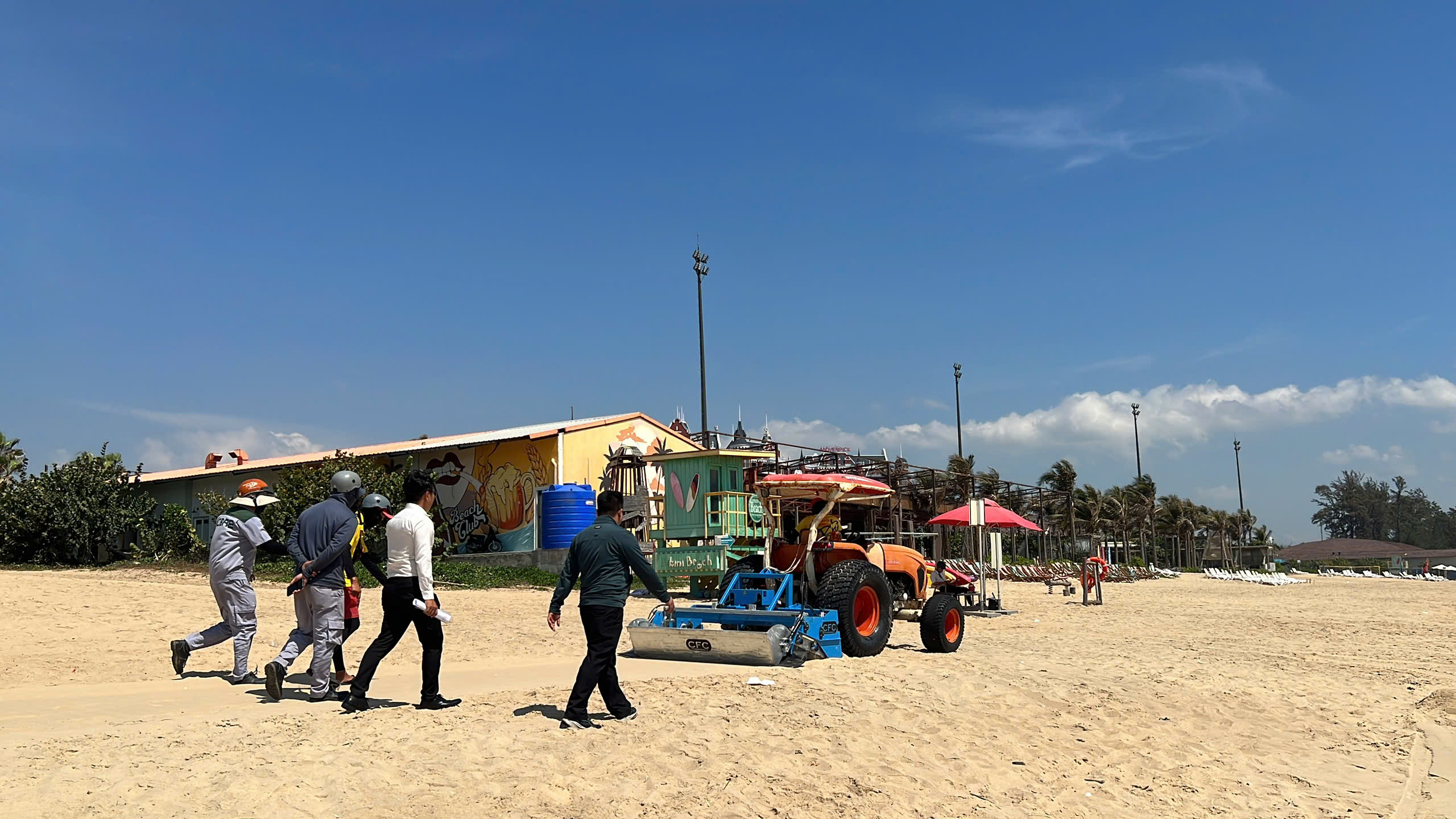 BÀN GIAO MÁY SÀNG CÁT BÃI BIỂN SPEED APPENDIX 180 CHO DỰ ÁN NOVAWORLD PHAN THIẾT