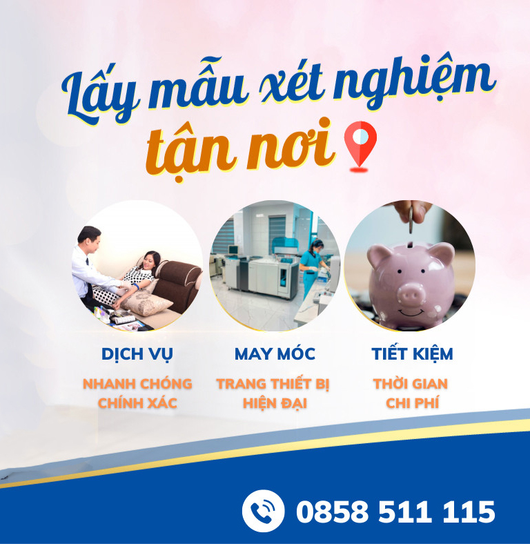 Lấy mẫu tận nơi - Xét nghiệm thảnh thơi