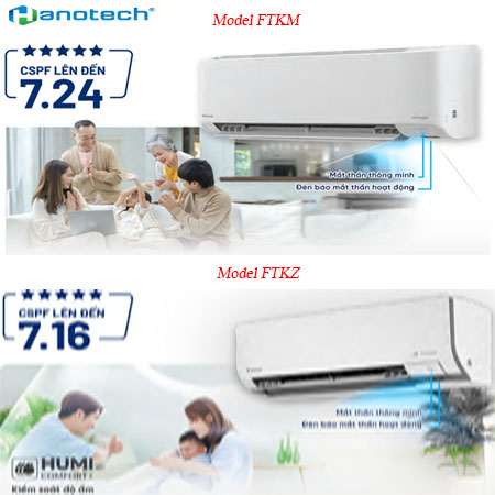 So sánh Daikin FTKM25AVMV và FTKZ25VVMV: Khác nhau ở đâu? Nên mua loại nào năm 2026?