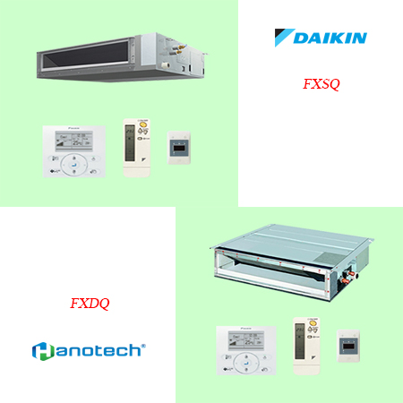 So Sánh FXDQ63NDVE Và FXSQ63PAVE Daikin VRV 24.200 BTU