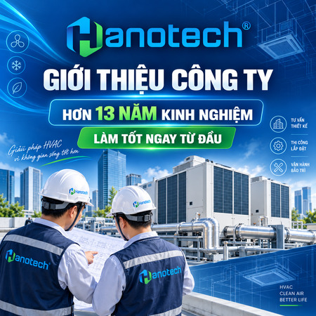 Công ty Hanotech – Hơn 13 năm kinh nghiệm về điều hòa HVAC