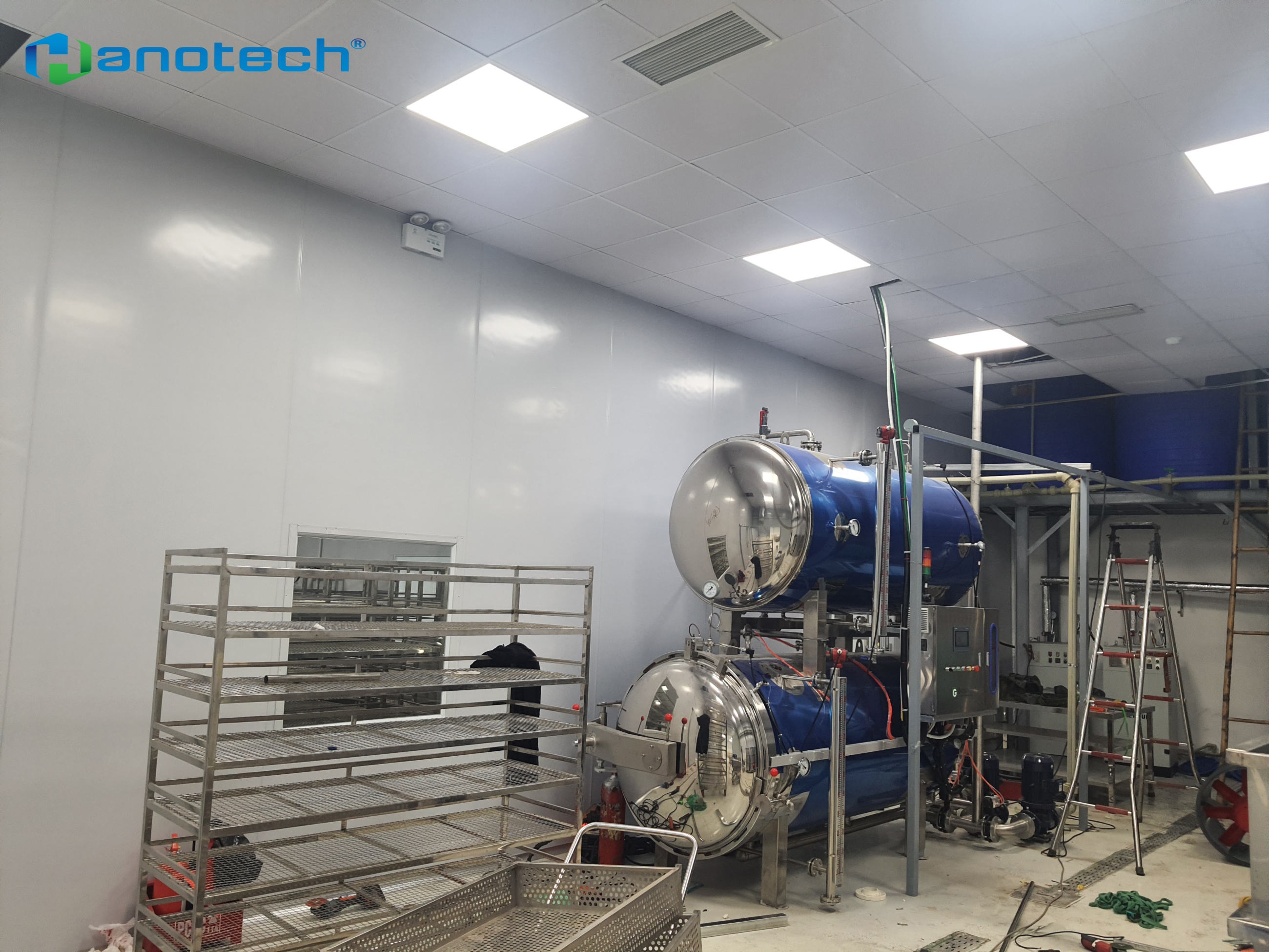 Thi Công Điều Hòa & Thông Gió Nhà Máy Thực Phẩm Đông Anh | Hanotech